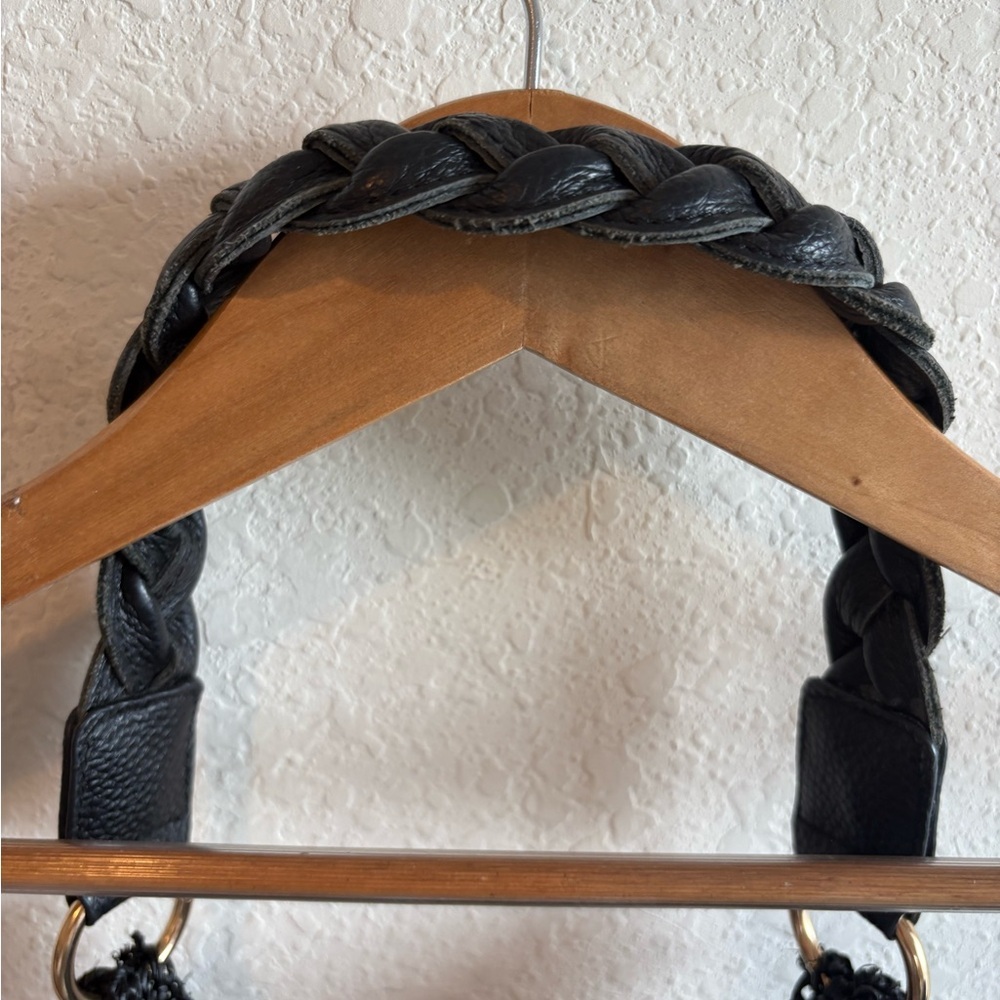 Laggo Raffia bag with braided shoulder strap - Picture 5 of 7